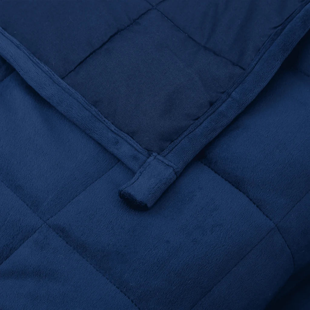 Coperta Ponderata Blu 100x200 cm 9 kg Tessuto 350796