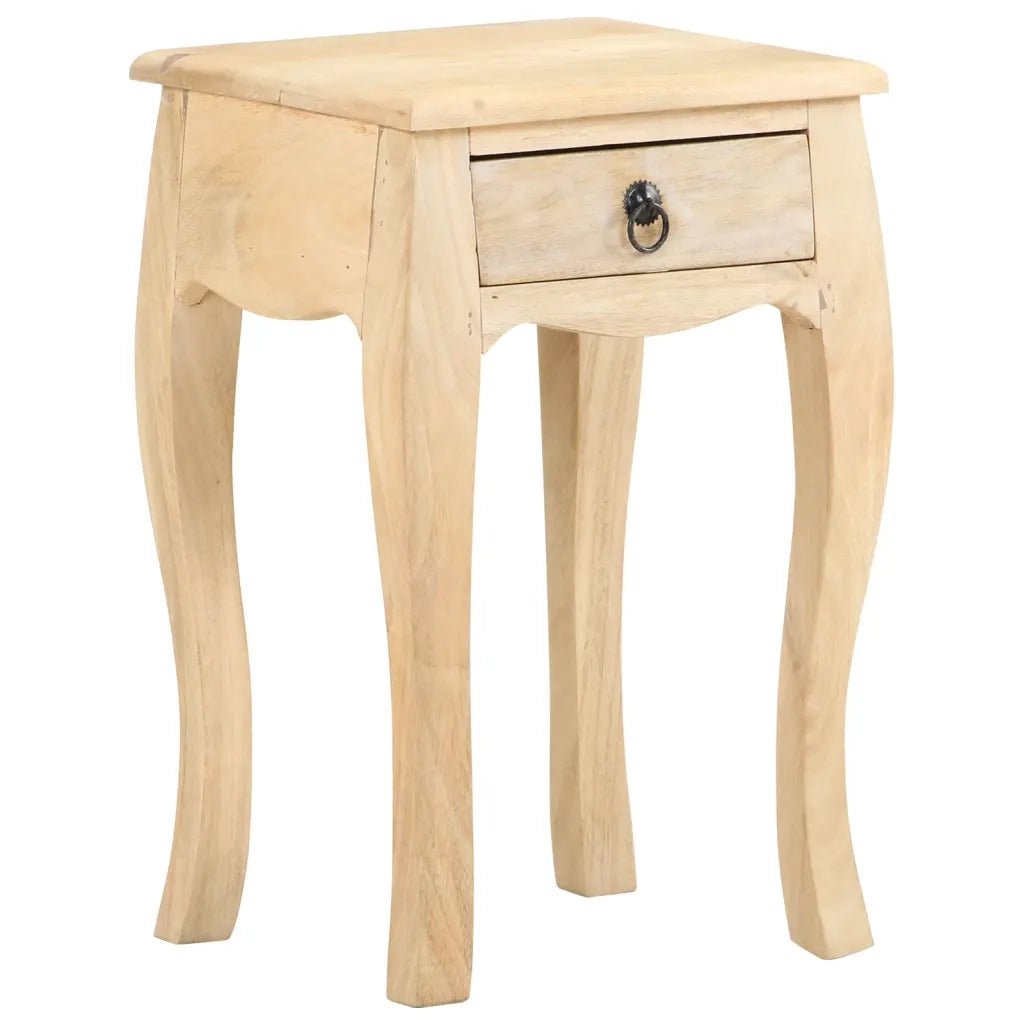 Comodino 28x28x46 cm in Legno Massello di Mango cod mxl 30896