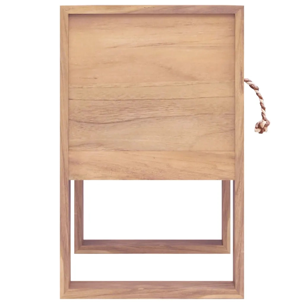 Comodino 40x30x50 cm in Legno Massello di Teak cod mxl 30672
