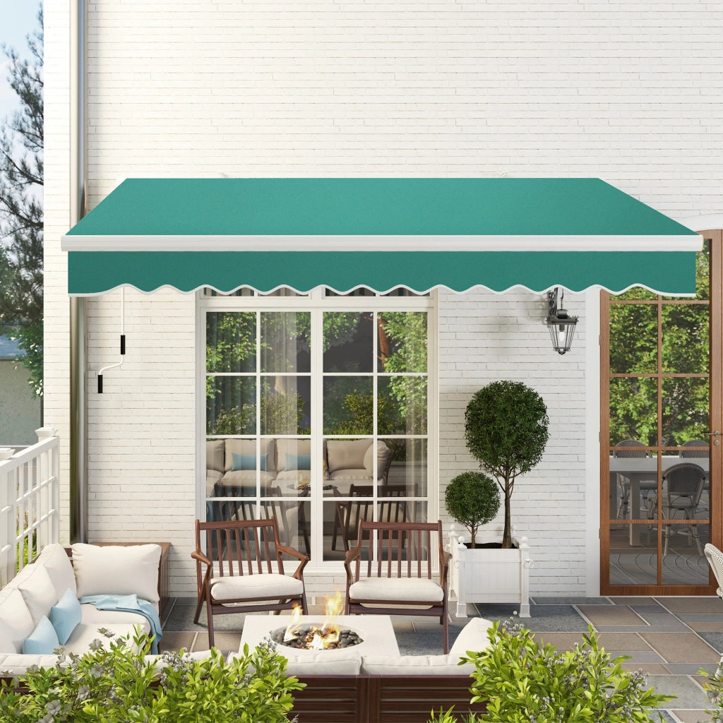 Toldo Manuale ¨C zephmum ¨C 395x245 cm Antracite Tessuto Poliestere