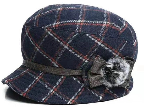 Cappello per donne, invernale e autunnale, baretto universale e versatile, cappello di lana spesso e caldo