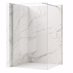 Parete Doccia Rea Flexi Transparent / Chrome 70