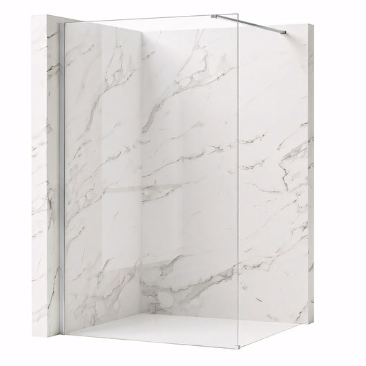 Parete Doccia Rea Flexi Transparent / Chrome 70