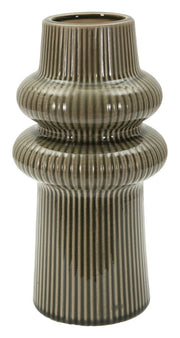 Vaso Armony Ø13x25 cm in Ceramica Verde
