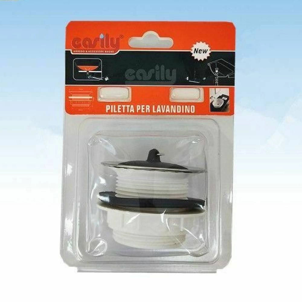 Trade Shop - Tappo Piletta Di Scarico Per Lavabo Bidet Lavandino Bagno Cucina 52551 -