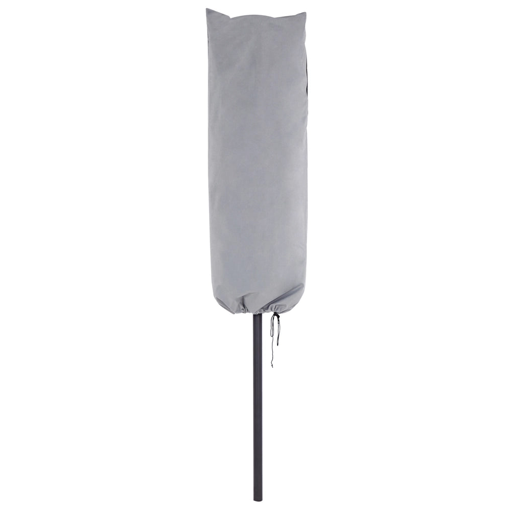Copertura per ombrellone da giardino in tessuto rivestito in PVC grigio 157 x 69 x 53 cm