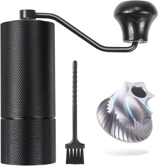 Molitore portatile con 36-Click Flessibilità di Regolazione - Grinder Manuale per Aeropress, French Press e Espresso