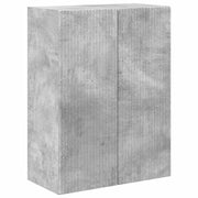 Mobile TV da Parete | Armadietto TV | Mobile Porta TV Grigio cemento 59,5 x 31 x 80 cm