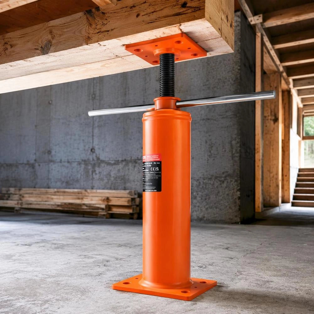 Jack For Home Use, Height Range 30.5–40.6 Cm, Maximum Lifting Capacity 40.6 Kg, Adjustable Support Beam, Leveling Post, Steel Lifting Support, Telescopic Jack Post For Temporary Support