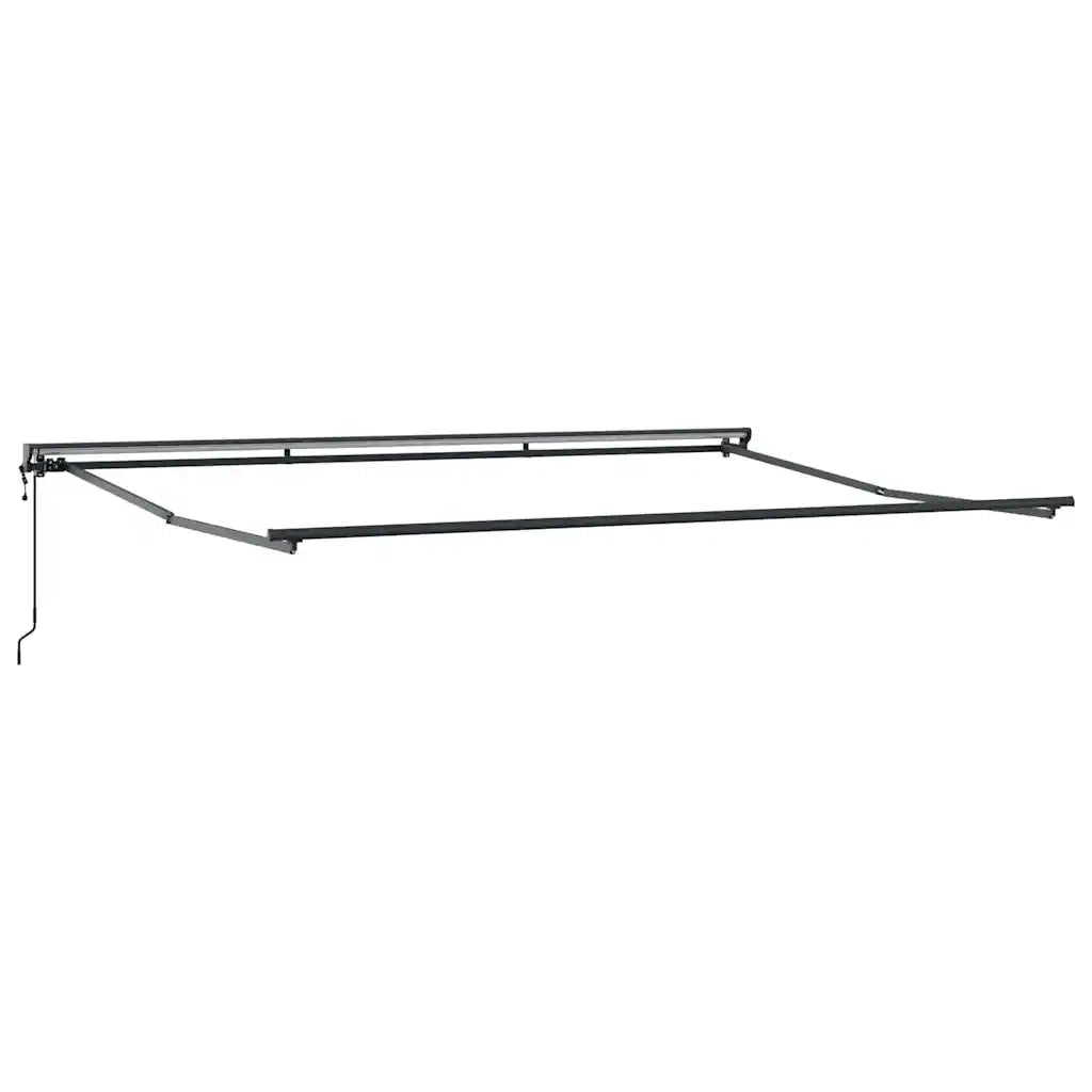 vidaXL Tenda Retrattile Blu e bianco 450 × 300 cm Tessuto