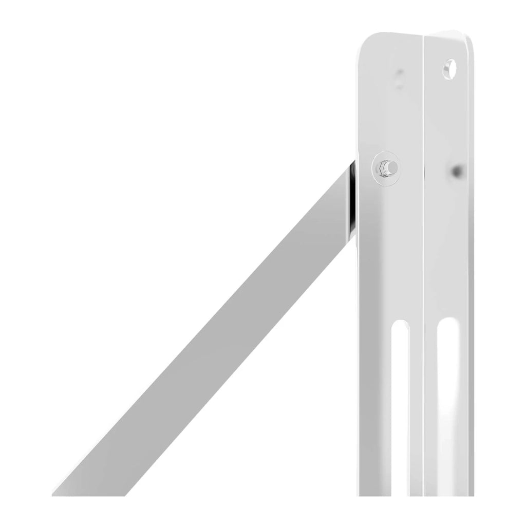 Mensola da parete pieghevole professionale con barre 80 x 30 cm 40 kg acciaio inox 14_0001570