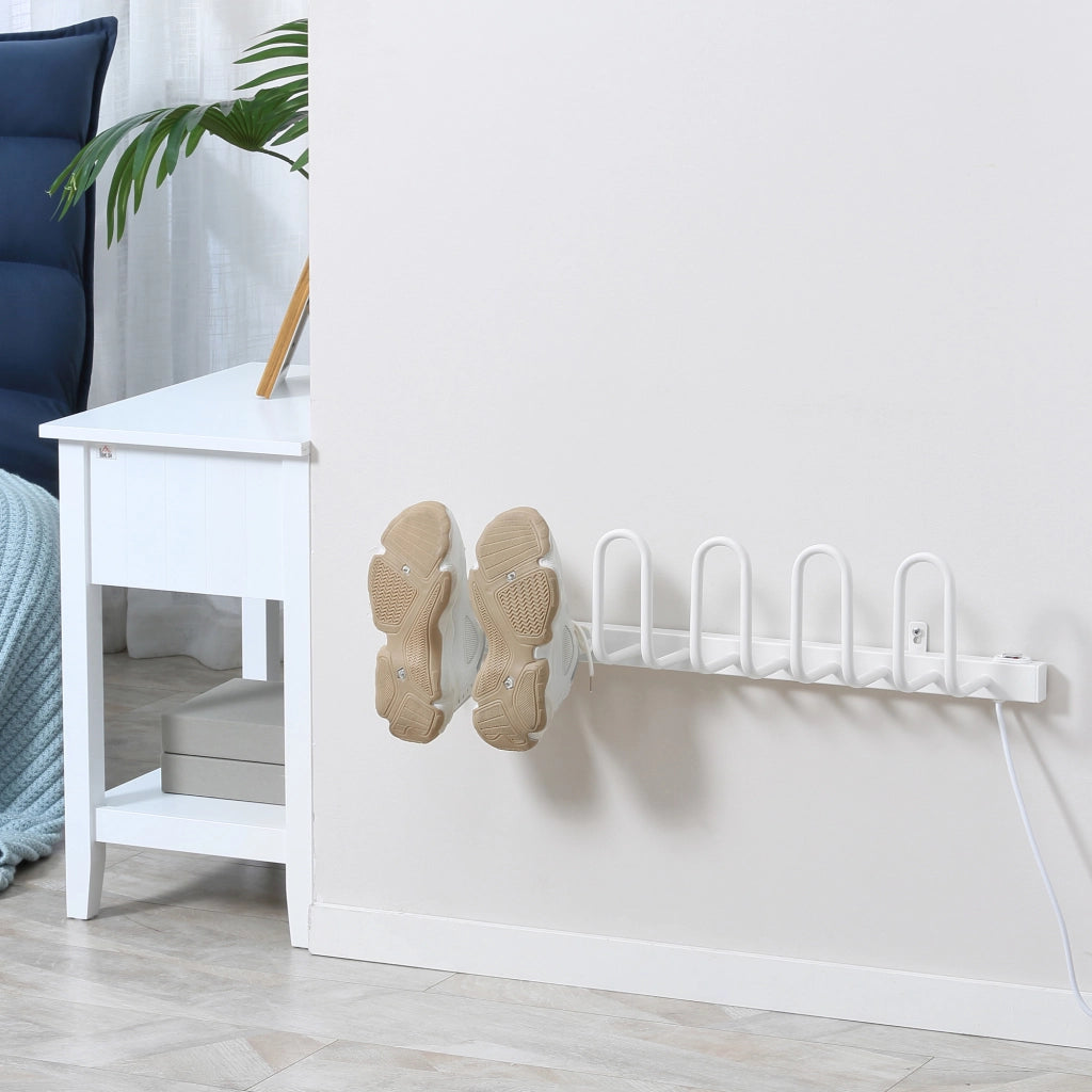 Asciugatore Scarpe Elettrico ¨C zephmum ¨C Bianco 76x13x17cm