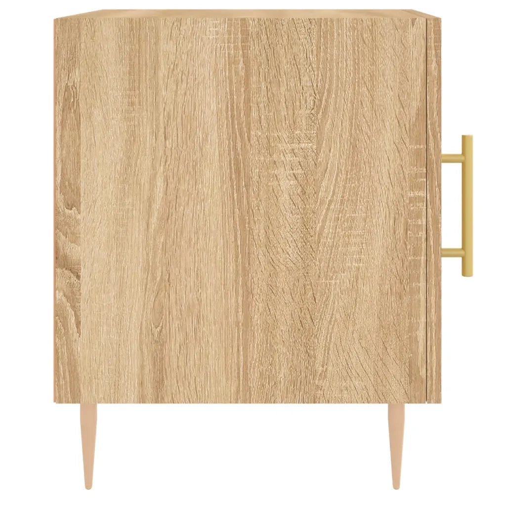 Comodini 2 pz-Set di 2 Tavolino da notte Rovere Sonoma 40x40x50 cm in Legno Multistrato 545432