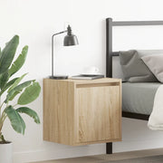Comodino a Muro Rovere Sonoma 38x34x40 cm 861233