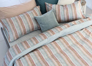 Copripiumino Doubleface In 100% Cotone Modello Les Uniques Dis. 2512 - 1 Piazza e Mezza - Multicolor 113