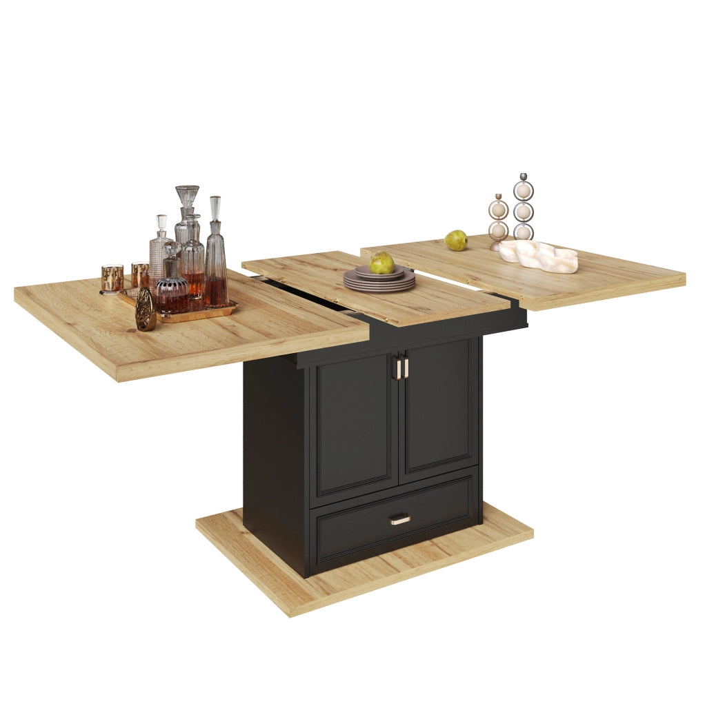 Tavolo da pranzo allungabile 110-140x80 cm in MDF