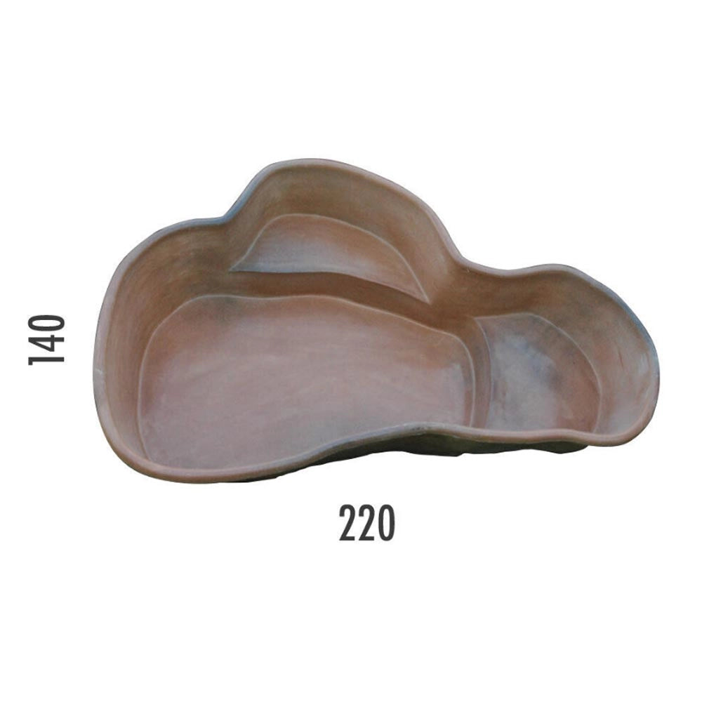 Laghetto antille cm 220x140x60 capacita litri 750 giardino giardinaggio