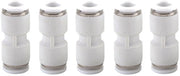 Adattatore pneumatico 5 pezzi - Snelkoppelingen - Adatto per macchine pneumatiche - Materiale metallico - Push Quick Connect - Prevenzione perdite