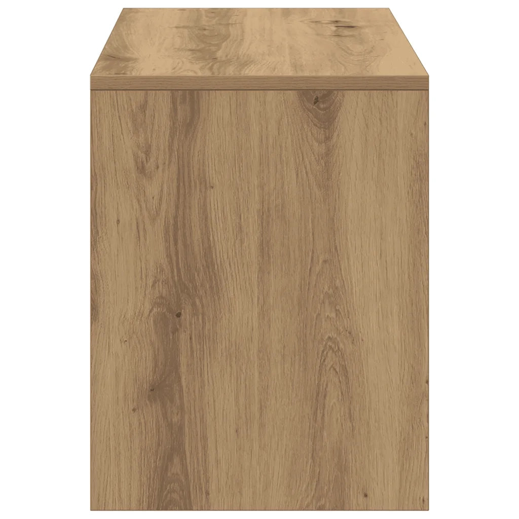 Sgabello da Toeletta Rovere Artigianale 70x35x45 cm Truciolato