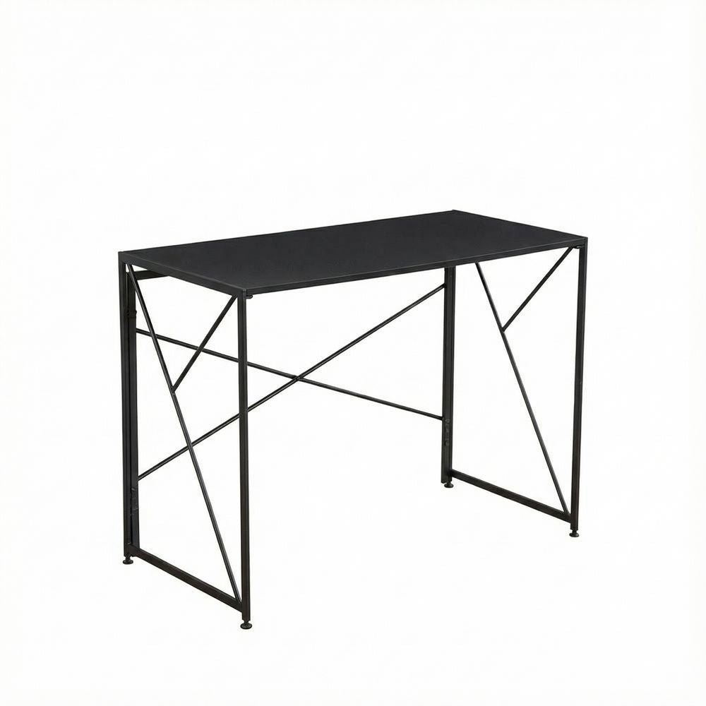 Scrivania - Xylo - piano nero gambe metallo