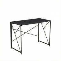 Scrivania - Xylo - piano nero gambe metallo