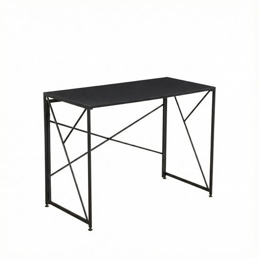 Scrivania - Xylo - piano nero gambe metallo
