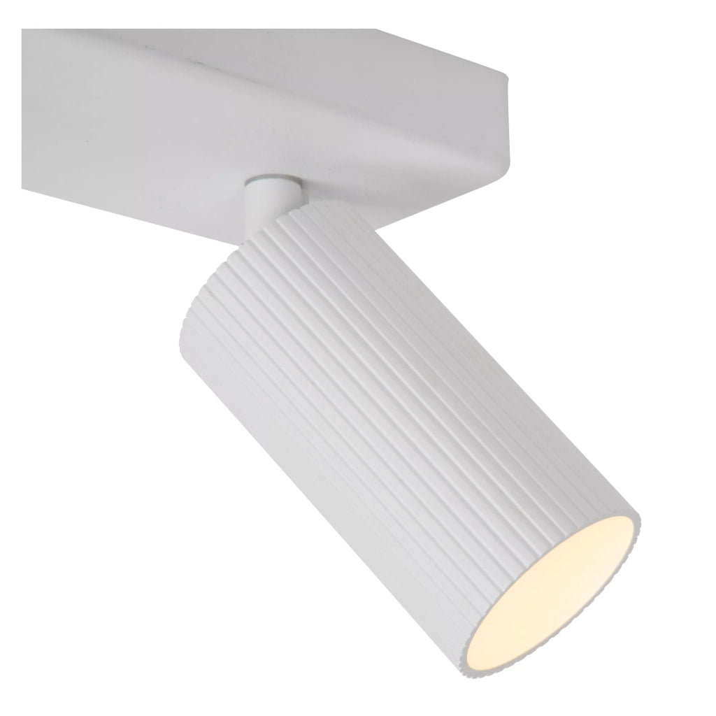 Plafoniera 2 faretti bianca Clubs GU10 2x40W Lucide