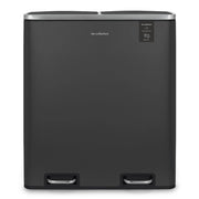 Pattumiera per differenziata Les Collectors 2x30L grigio scuro N°916