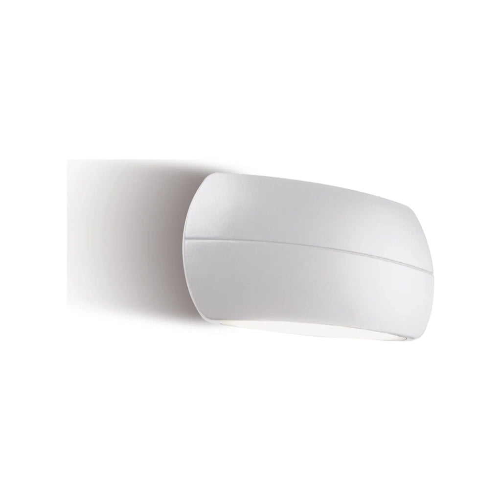 Applique Interni Esterni Led 9+9W 585 Lm 3000K In Alluminio Bianco Pillow