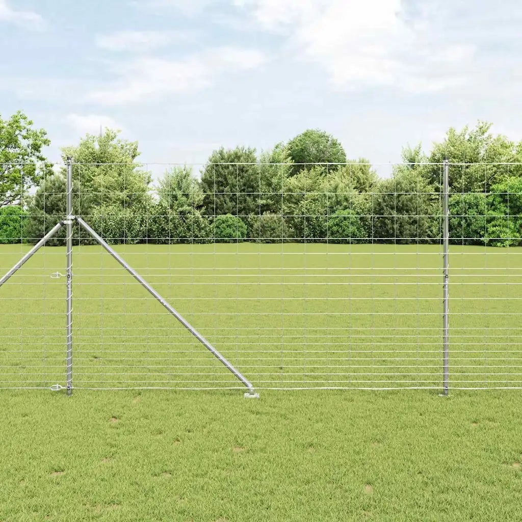 Palo della recinzione Zincato 25 x 1,5 m Acciaio