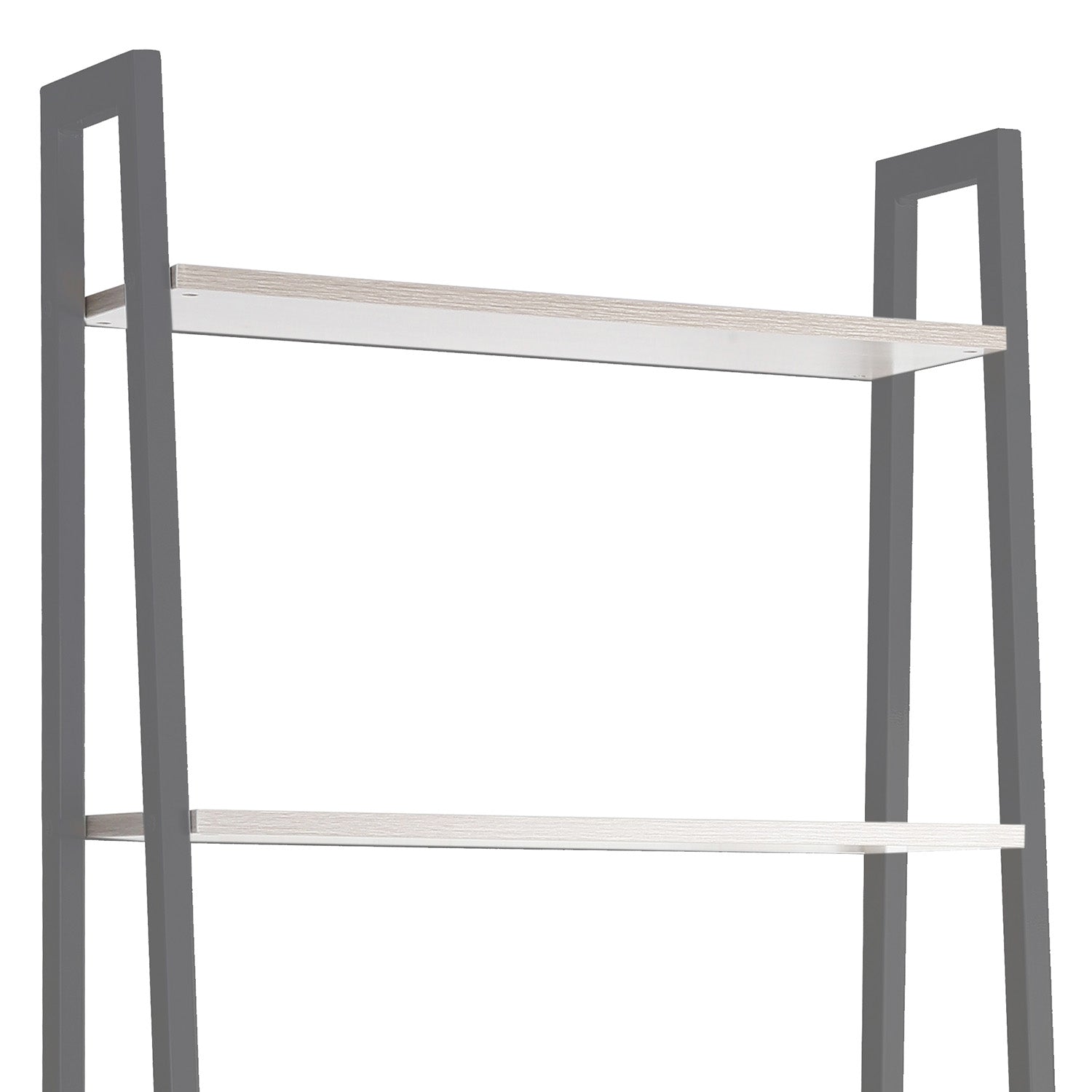 Lilas - libreria in legno e metallo a 5 ripiani antracite