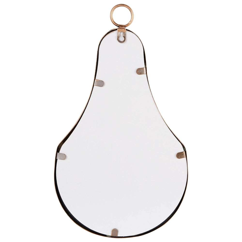 Portacandele da parete in metallo con specchio dorato decorazione elegante