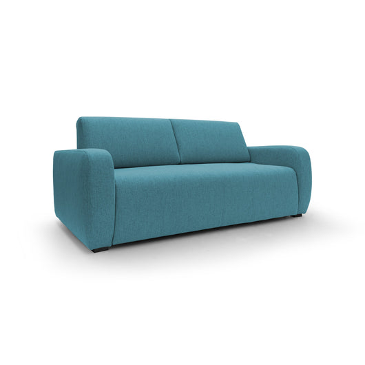 Duna Divano letto matrimoniale con materasso 20 cm in tessuto impermeabile T03 215 cm (mat. 160x197) azzurro
