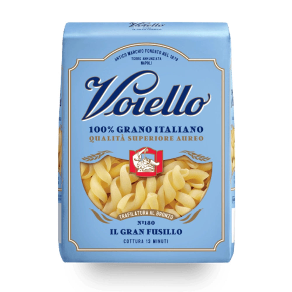 Voiello il gran fusillo n. 180 pasta trafilata al bronzo da 500 grammi