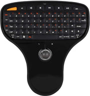 Tastiera Portatile Senza Cavo - Con Trackball - Formato Compattibile - Funzioni Multimediali - Adatta per TV e Computer