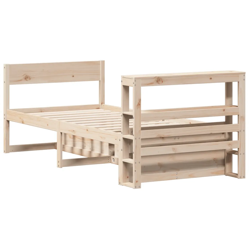 Letto senza Materasso 75x190 cm in Legno Massello Pino 3306405