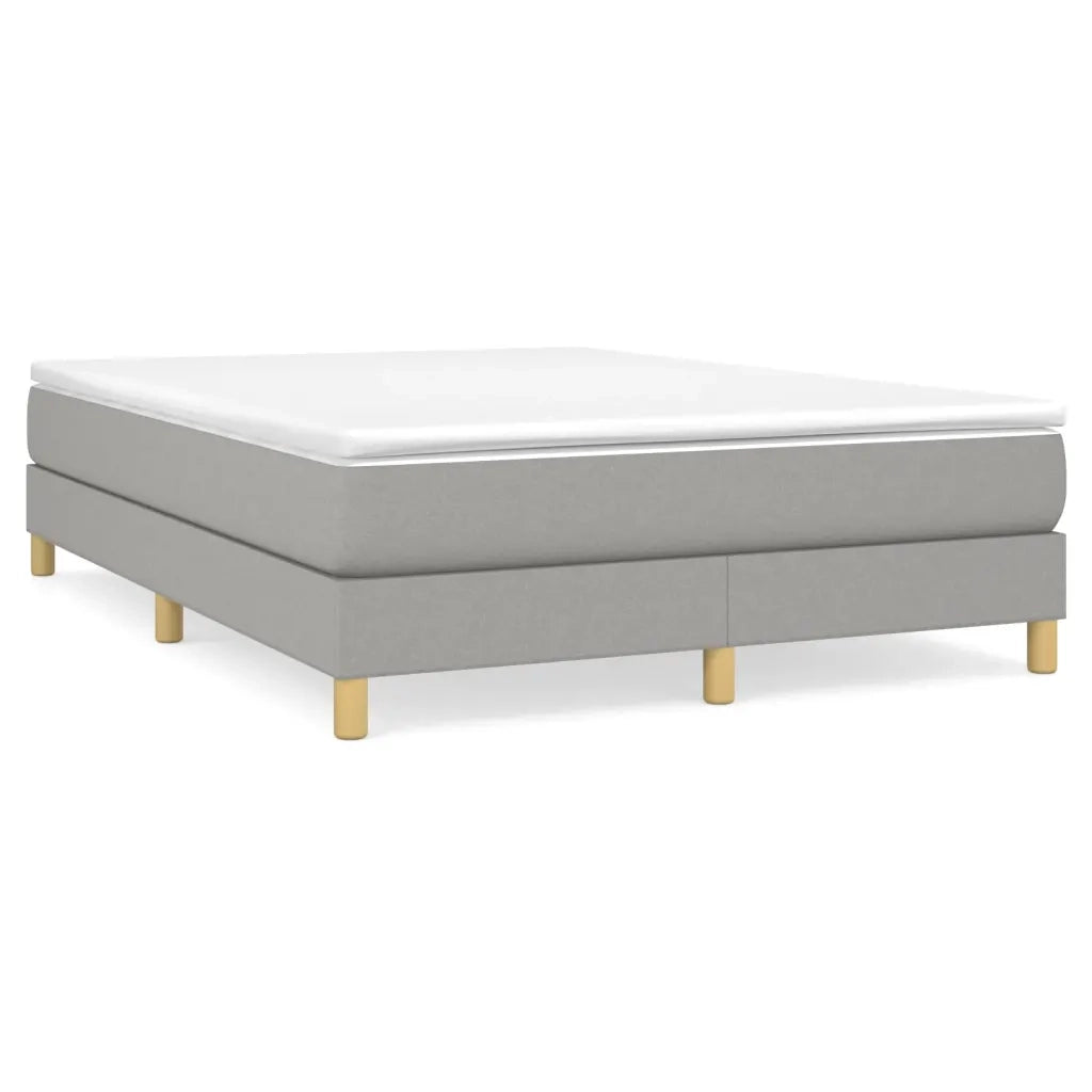 Giroletto senza Materasso Grigio Chiaro 140x200 cm Tessuto