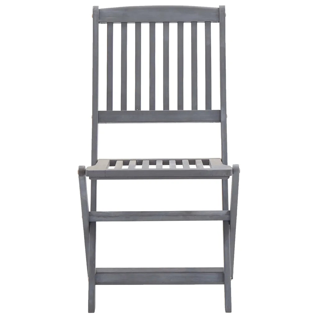 Sedie da Giardino Pieghevoli 6pz con Cuscini in Massello Acacia 3065438