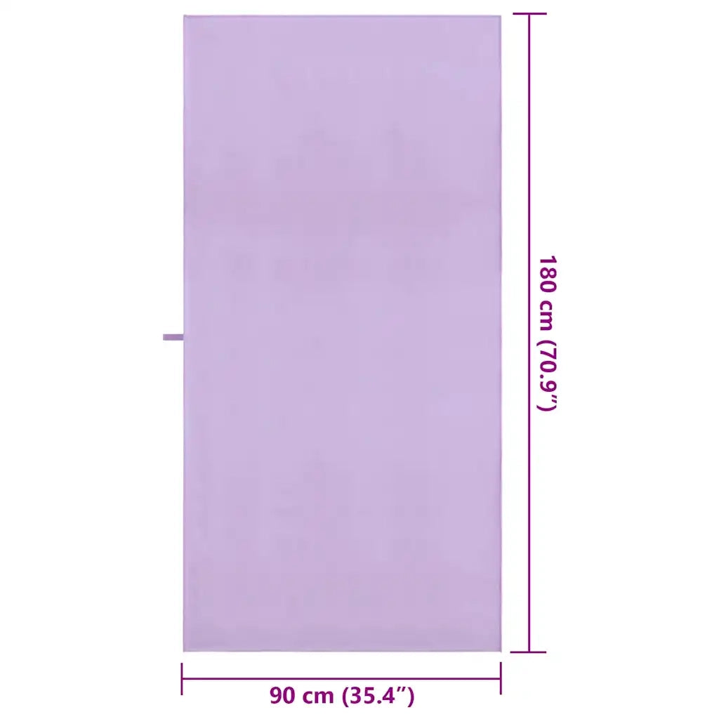 Asciugamani Sportivi 2 pcs Viola 180 x 90 cm 42011485