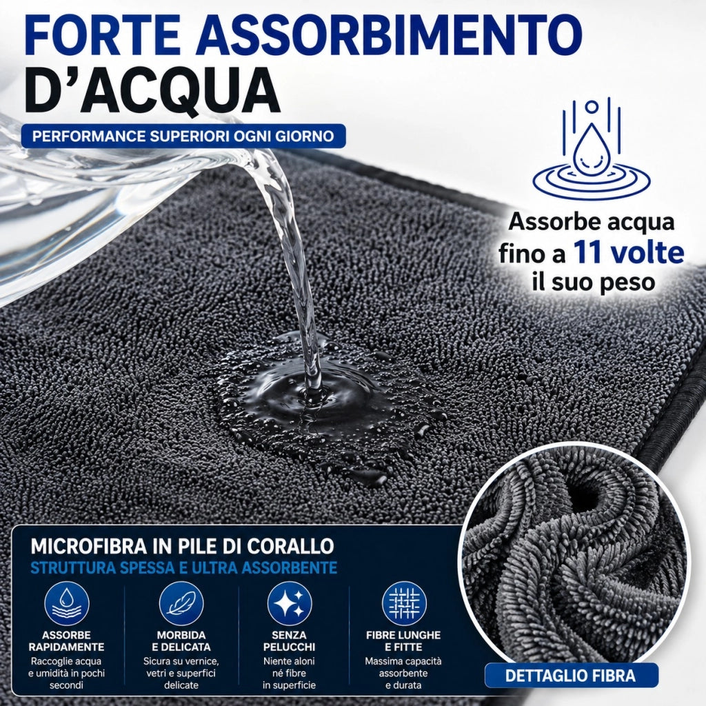 Panno Microfibra Auto 60 x 50 cm Pile Assorbente 17387-3