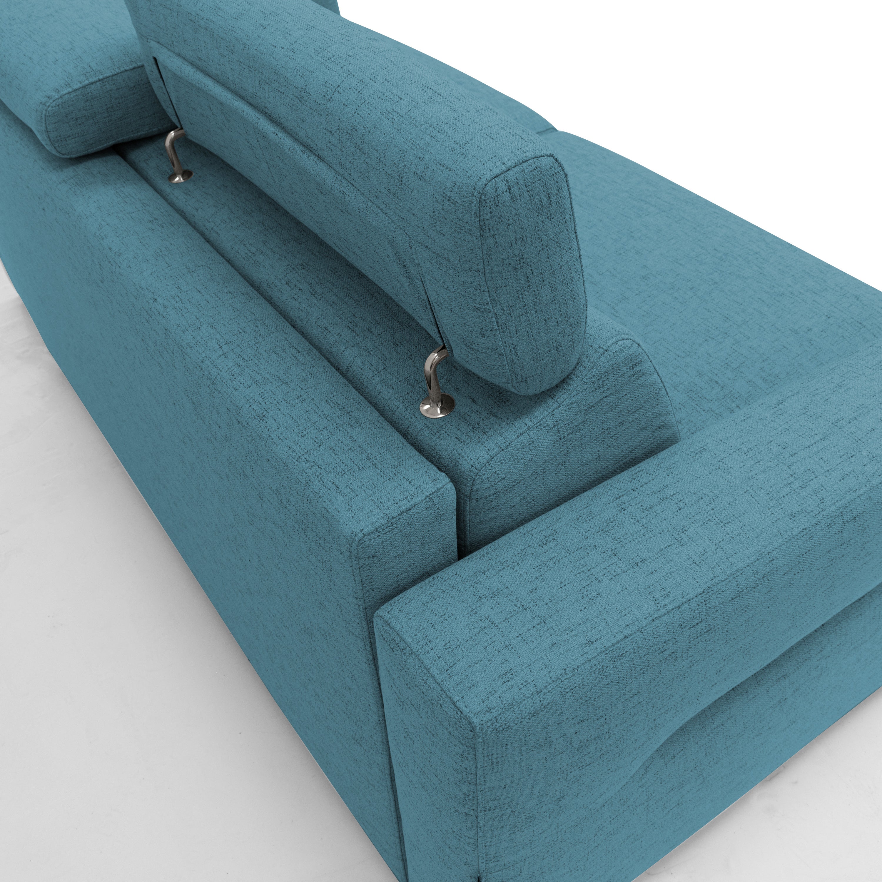 Avalon Divano letto con materasso H18 200 cm (mat. 140x197 cm) grigio