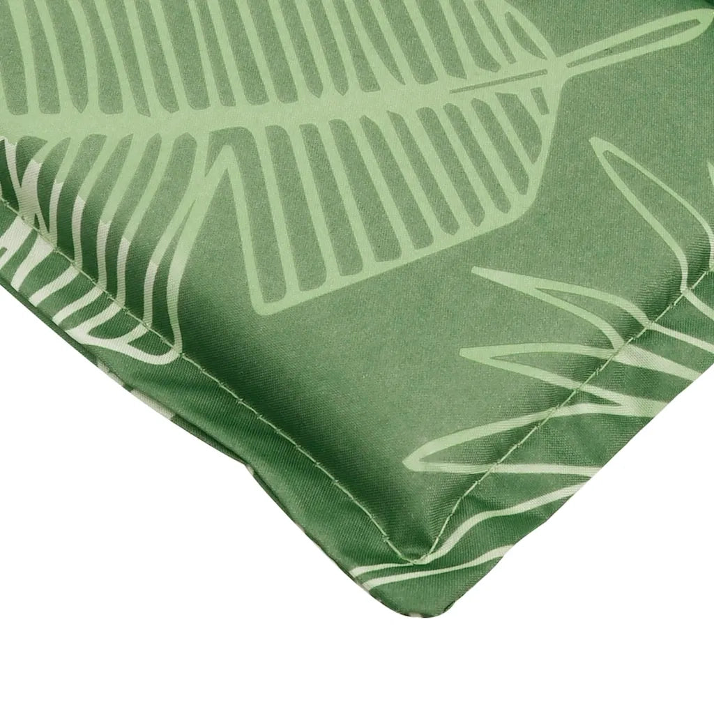 Cuscino per sedie | Cuscino per Lettino con Motivo a Foglie in Tessuto Oxford