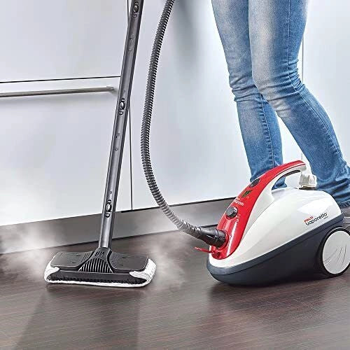 Polti PTEU0268 Vaporetto Smart 30_R Pulitore a Vapore 1800 W 1,6 L 3 bar 12 accessori colore Bianco Rosso
