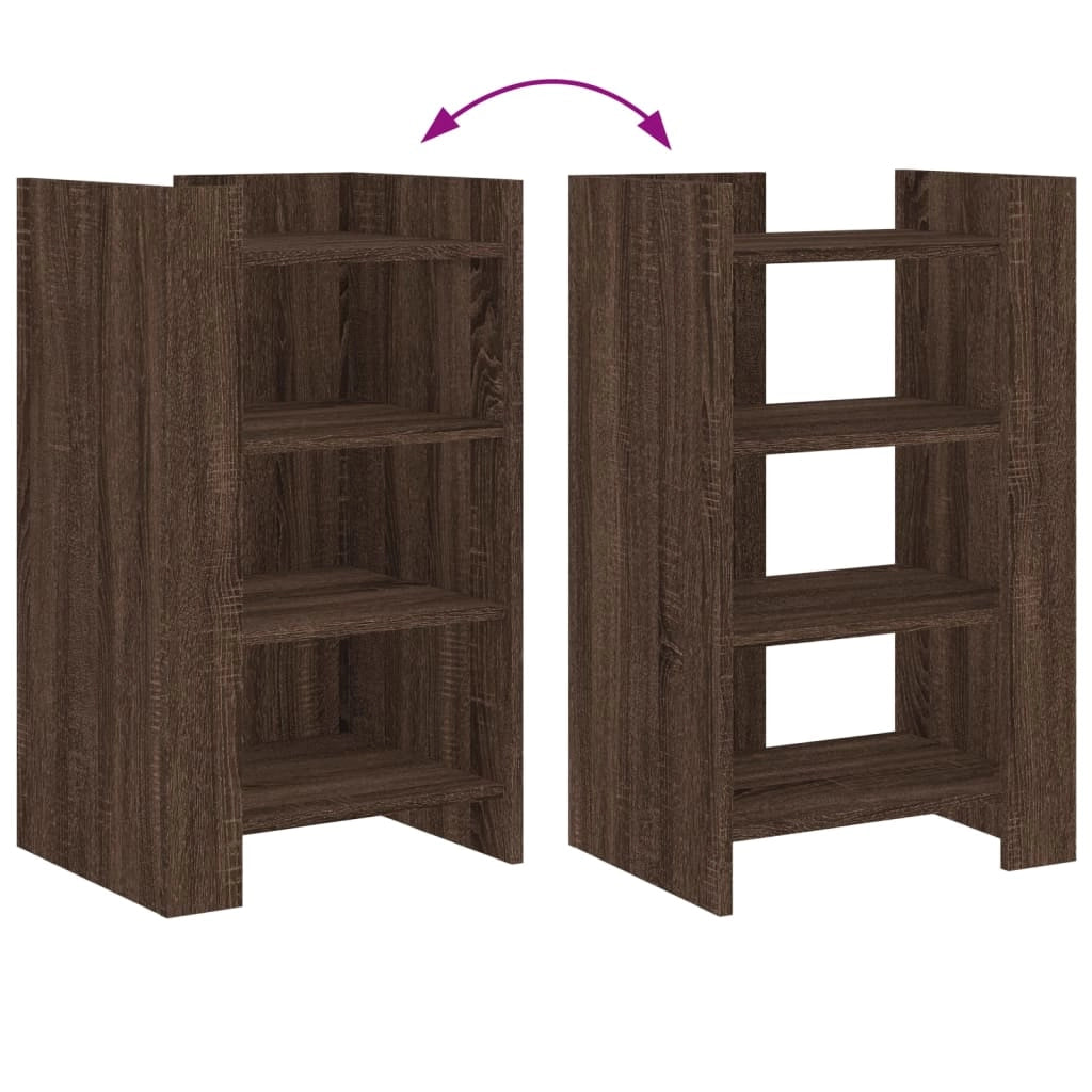 Buffet credenza cassettiera armadio mobile contenitore organizer per cucina soggiorno salotto 45 x 35 x 75 cm legno ingegnerizzato marrone 02_0031260