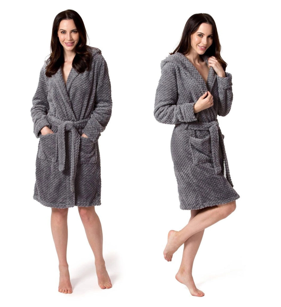 Accappatoio Da Donna Vestaglia Diamond Grey S/m