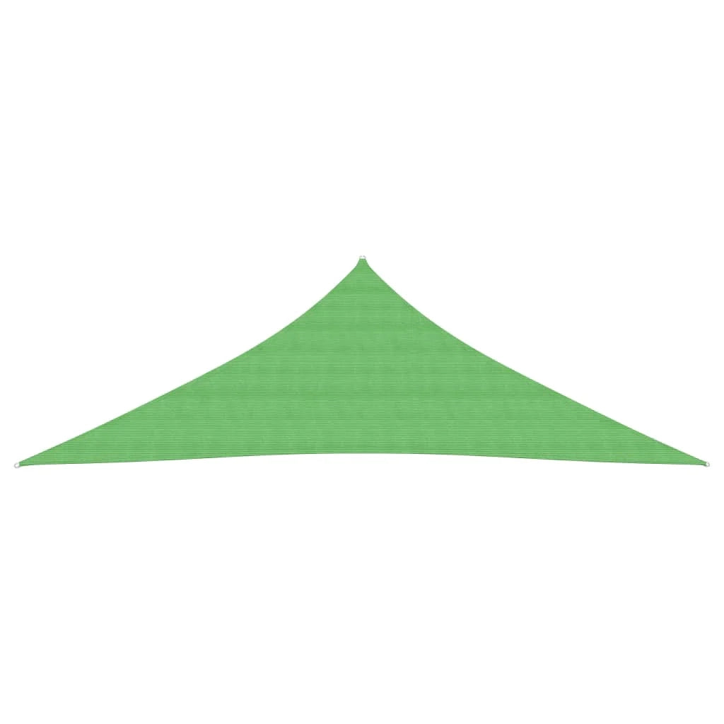 Vela ombreggiante/ombrellone 160 g/m² HDPE 4 x 4 x 5,8 m verde chiaro 02_0009390