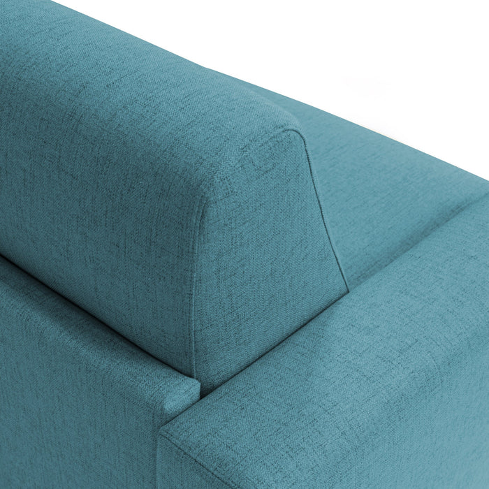 Nixon Divano letto c/mat. H 20 cm 200 cm (mat. 140x197) Azzurro