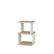 Comodino in legno "Carter" - 30 x 30 x 49 cm - Beige