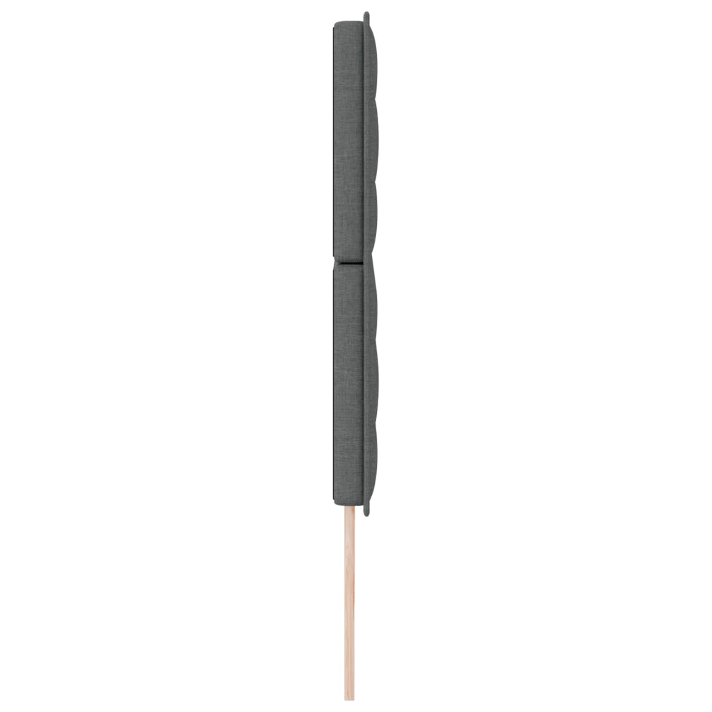 Testata LED Design Linee Grigio Scuro 100 cm Tessuto