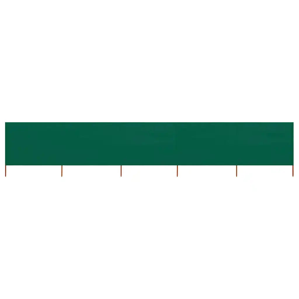 Paravento a 5 Pannelli in Tessuto 600x120 cm Verde cod mxl 17239
